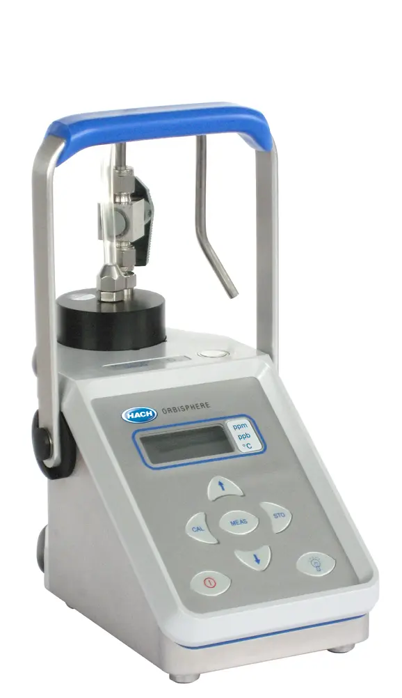 Orbisphere 3655/111 Portable Analyzer, Dissolved Oxygen (O₂), high resolution, units: ppm/ppb or ppm only