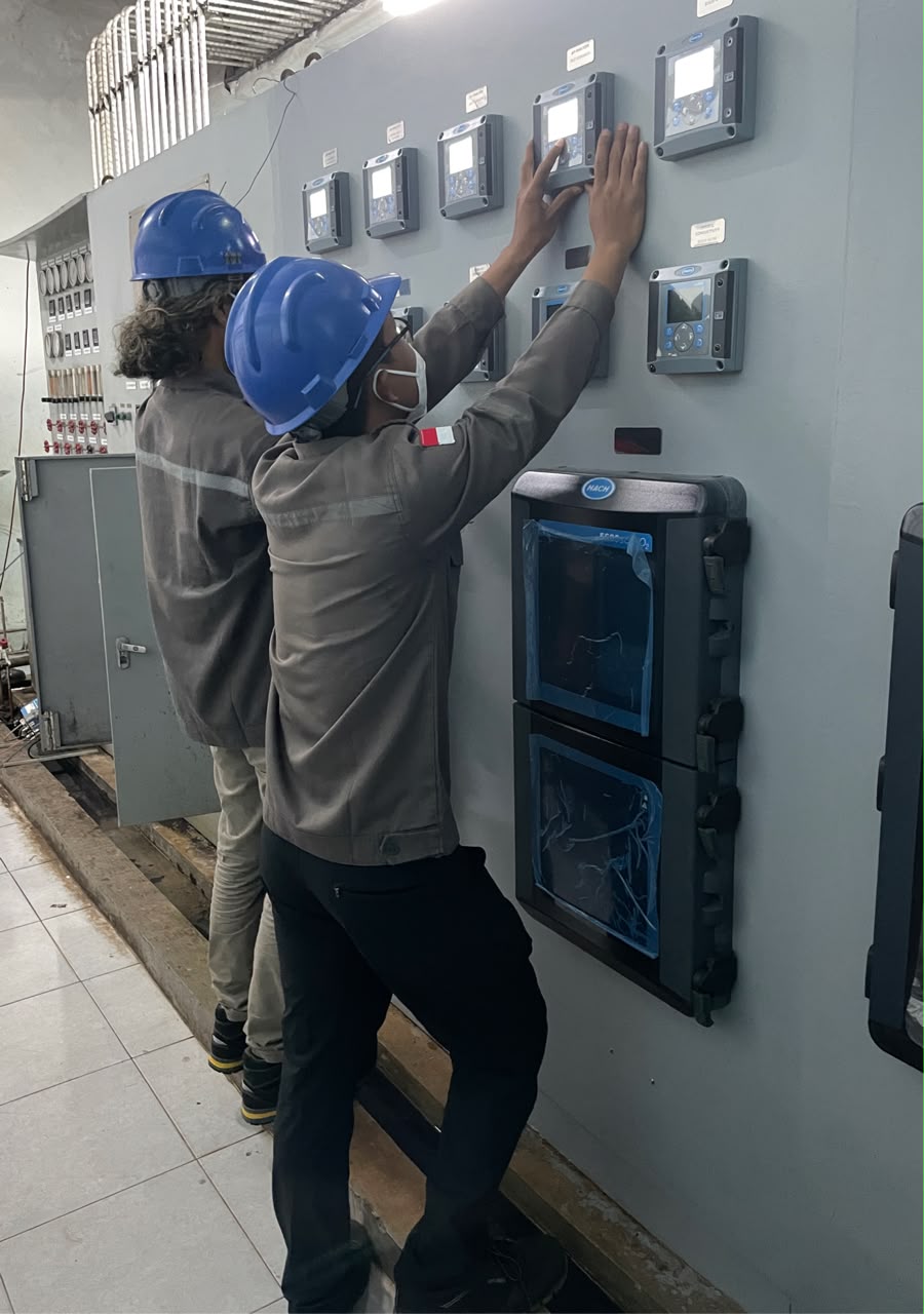 Installation of Online Water Analyzer